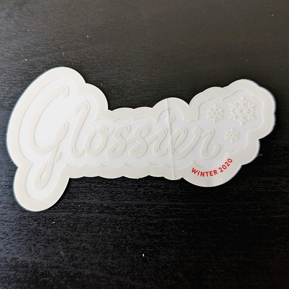 Glossier Winter 2020 Sticker